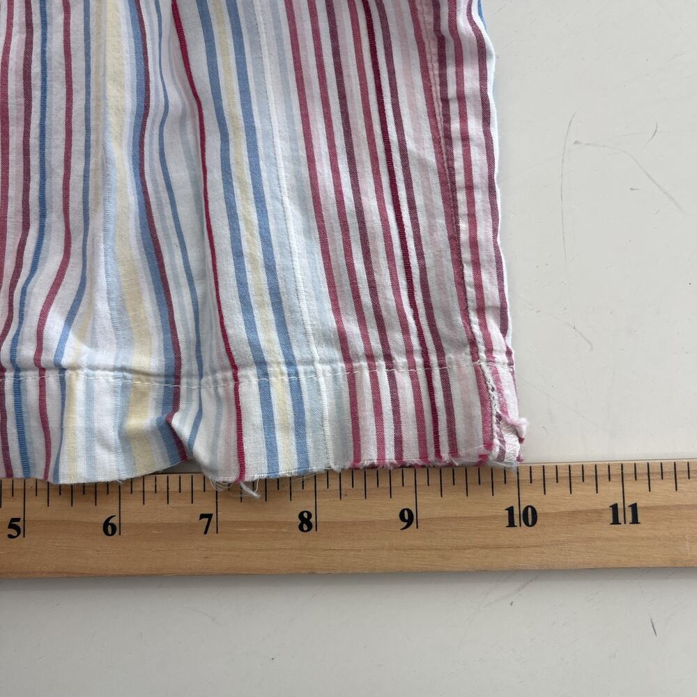 Lucky Brand Women SZ XL Pajama Lounge Pants Cotton Striped Drawstring FLAW - Picture 14 of 14